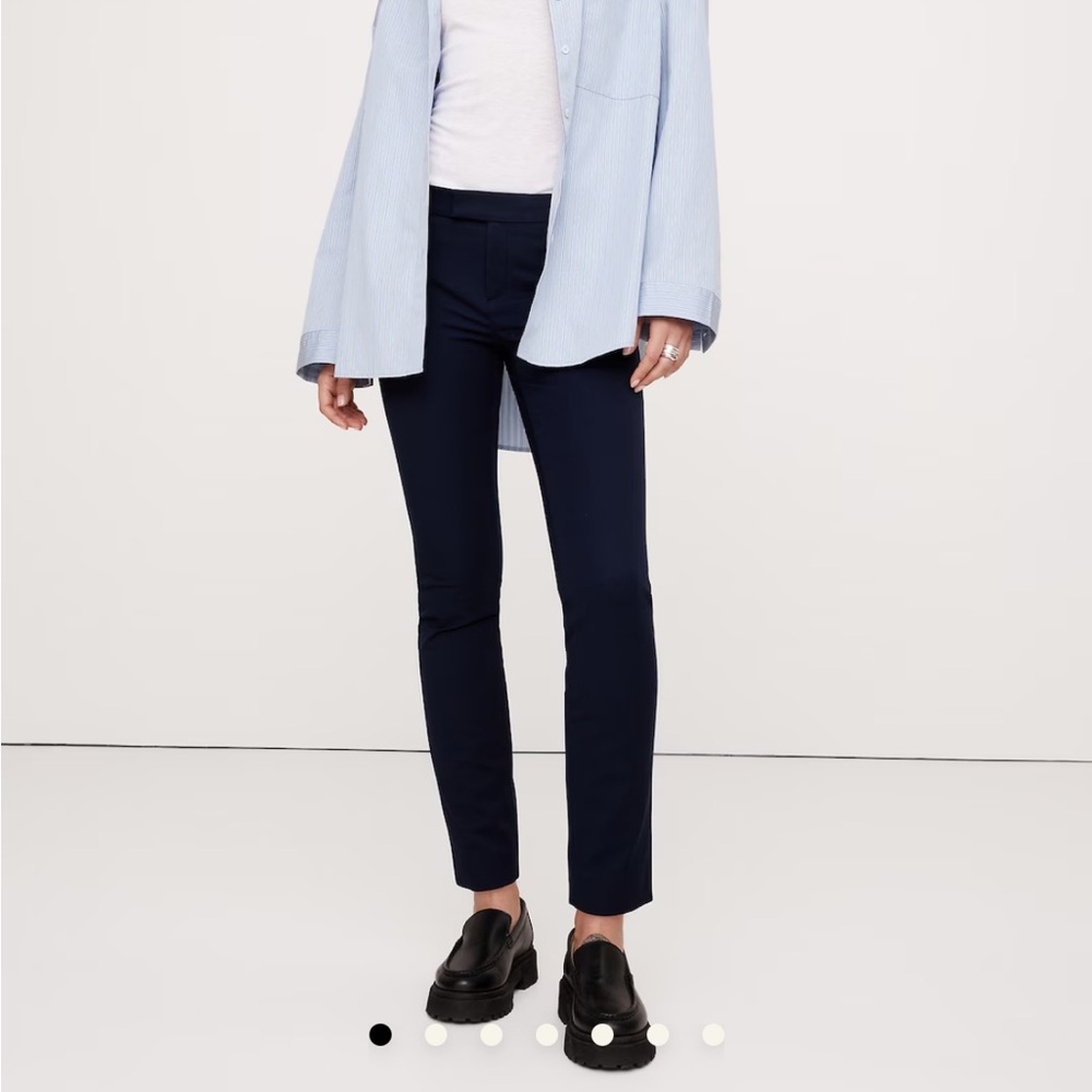 Banana Republic Sloan Pants - Dark Wash Denim